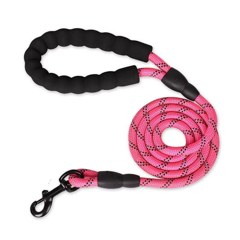 1.5M Pet Leash with Reflective & Comfortable Padded Handle for Small, Medium and Large Dogs