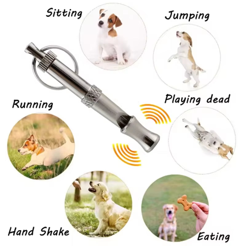 Pet Dog Whistle to Stop Barking Bark Control for Dogs Training Deterrent Whistle Puppy Adjustable Training Dog Accessories