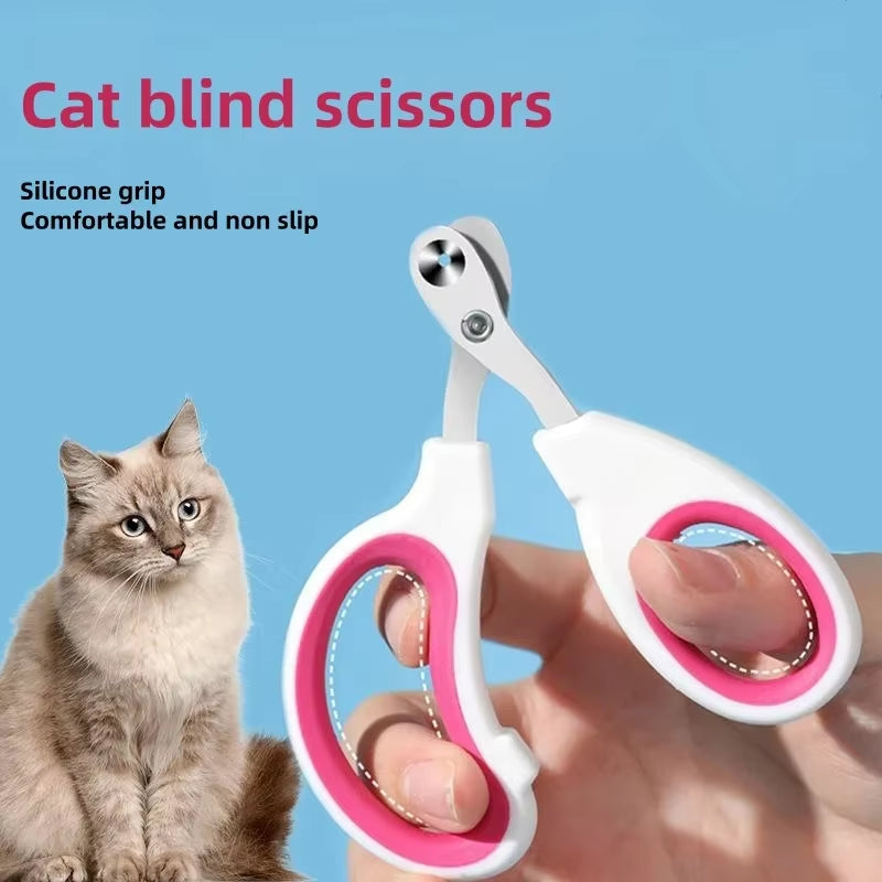 NEW Pets Professional Cat Nail Clippers for Small Cat Dog Stainless Steel Puppy Claws Cutter Pet Nail Grooming Clippers Trimmer