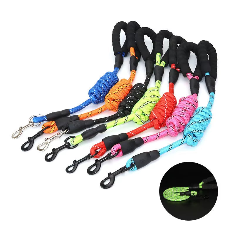 1.5M Pet Leash with Reflective & Comfortable Padded Handle for Small, Medium and Large Dogs